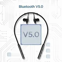 Modern Bluetooth Wireless Neckband With Microphone-thumb3