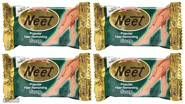 Neet Popular Hair Removal Soap For All Types of Skin - (Pack of 4 * 40 Grams)