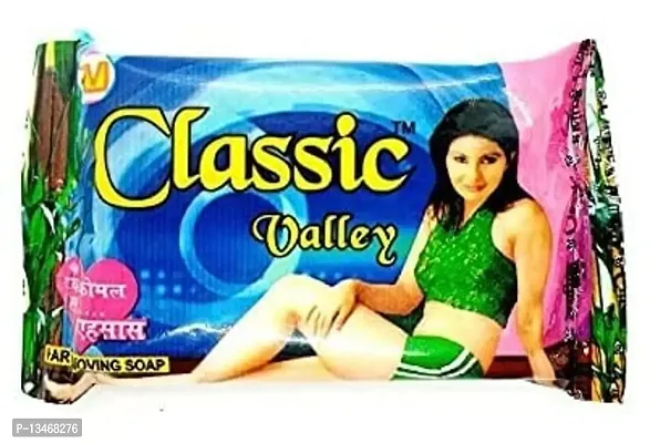 Classic Valley Hair Removal Soap For Men & Women (For All Skin Types) - Pack of 1