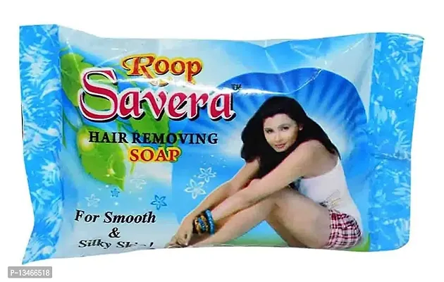 Roop Savera Hair Removal Soap For Men & Women (For All Skin Types) - Pack of 1
