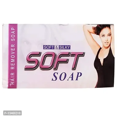 Soft Soap Hair Removal Soap For Men & Women | Baal Saaf Karne Ka Sabun | Pack of 1