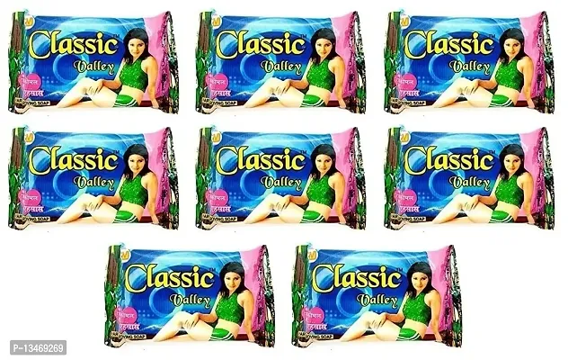 Classic Valley Hair Removal Soap For Men & Women (For All Skin Types) - Pack of 8