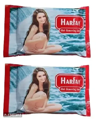 Harfan Hair Removal Soap For Men  Women (For All Skin Types) - Pack of 2-thumb0