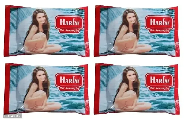 Harfan Hair Removal Soap For Men  Women (For All Skin Types) - Pack of 4