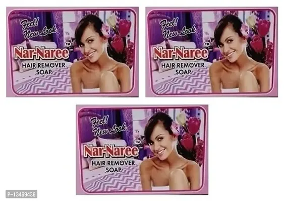 Nar Naree Hair Removal Soap For Men & Women (For All Skin Types) - Pack of 3