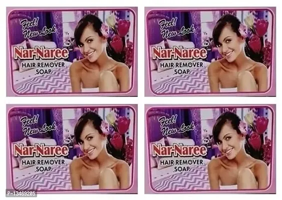 Nar Naree Hair Removal Soap For Men & Women (For All Skin Types) - Pack of 4