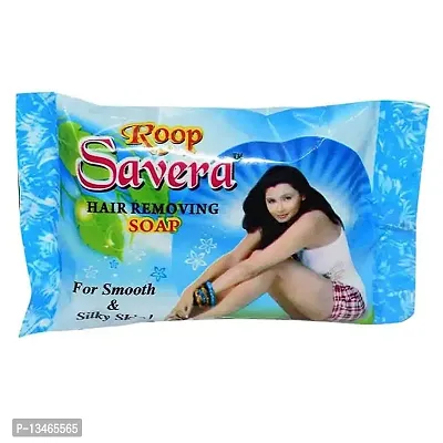 Roop Savera Hair Removal Soap For Men & Women | Baal Saaf Karne Ka Sabun | Pack of 13