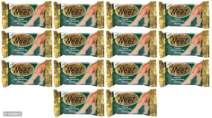 Neet Popular Hair Removing Soap | All type of skin | Enriched With Natural Glow - (Pack of 14 * 40 Grams)-thumb0