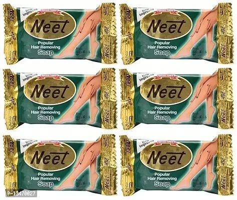 Neet Popular Hair Removing Soap |All type Of skin | Enriched With Natural Glow - (Pack of 6 * 40 Grams)-thumb0