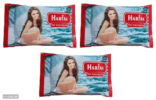 Harfan Hair Removal Soap For Men & Women (For All Skin Types) - Pack of 3