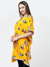 Stylish Fancy Crepe Regular Length Printed Kaftan Top For Women-thumb2