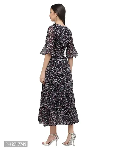 Stylish Fancy Georgette Maxi Length Dresses For Women-thumb2