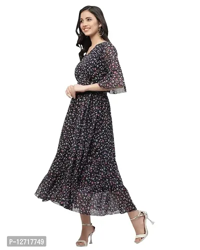 Stylish Fancy Georgette Maxi Length Dresses For Women-thumb4