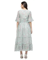 Stylish Fancy Georgette Maxi Length Dresses For Women-thumb1