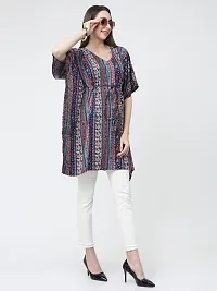 Stylish Fancy Crepe Regular Length Printed Kaftan Top For Women-thumb4