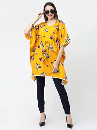 Stylish Fancy Crepe Regular Length Printed Kaftan Top For Women-thumb4