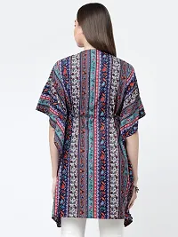 Stylish Fancy Crepe Regular Length Printed Kaftan Top For Women-thumb1