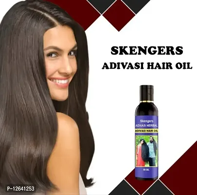 Skengers Adivasi Hair Oil for All Types of Hair Problems Herbal Growth Hair Oil for Men and Women 50 ML-thumb0