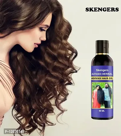 Adivasi Vishvambhari Pure Ayurvedic Hair Treatment Herbal Hair oil for Men and Women for Hair Growth (50ML)