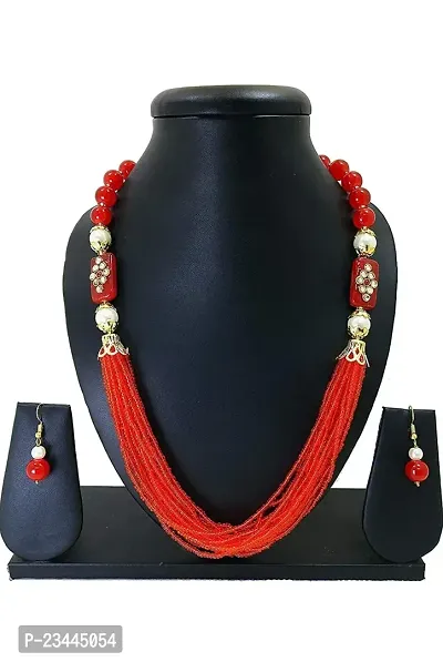 Stylish Pearl Jewellery Set For Women-thumb0