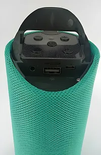 Upbeats Portable Mini Small Metal Music Loudspeaker Music Sound Box Wireless Bluetooth Speaker Hands-free Bass Sub woofer for Phone BK 10 W Bluetooth Speaker  (Green, Stereo Channel)-thumb3