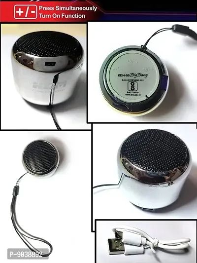 Simtim KDM (KM-99) Big Bang Mini Bluetooth Wireless, Bluetooth Speaker 5 W-thumb3