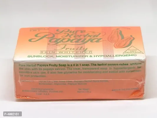 Pure Herbal Papaya Soap 135g-thumb3