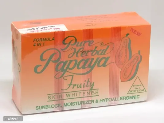 Pure Herbal Papaya Soap 135g-thumb0