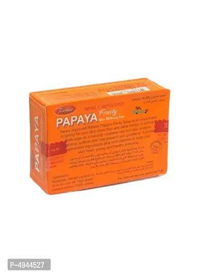 Renew Papaya Fruity Skin Whitening Soap 135g-thumb3