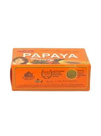 Renew Papaya Fruity Skin Whitening Soap 135g-thumb3