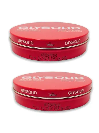 Glysolid Glycerin Cream (Pack of 2, 80ml Each)