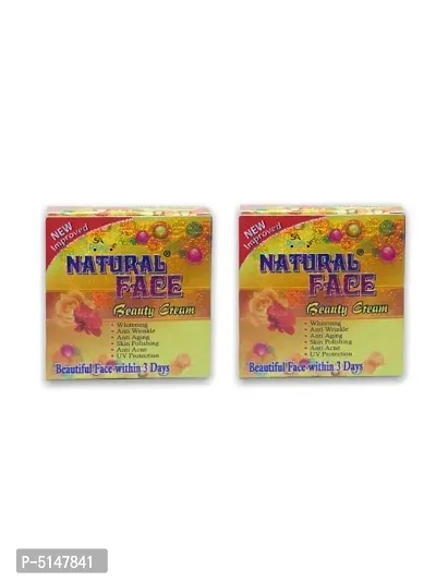 Natural Face Beauty Cream (Pack of 2, 30g Each)-thumb0