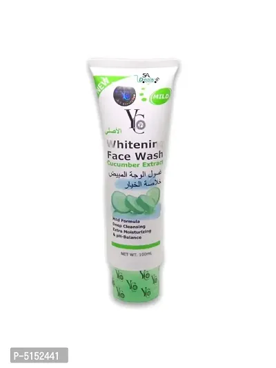 Yc Whitening Face Wash Cucumber Extract 100ml-thumb0