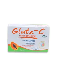 Gluta C Intensive Whitening With Papaya Face And Body Soap (Pack of 3, 135g Each)-thumb3
