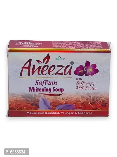 Aneeza Saffron Whitening Soap, For Face And Body 100g