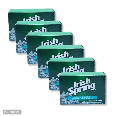 Irish Spring Cool Scrub Exfoliant Frais 90g (Pack Of 6)