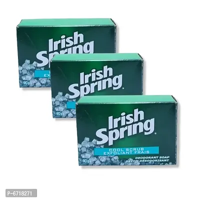 Irish Spring Cool Scrub Exfoliant Frais 90g (Pack Of 3)