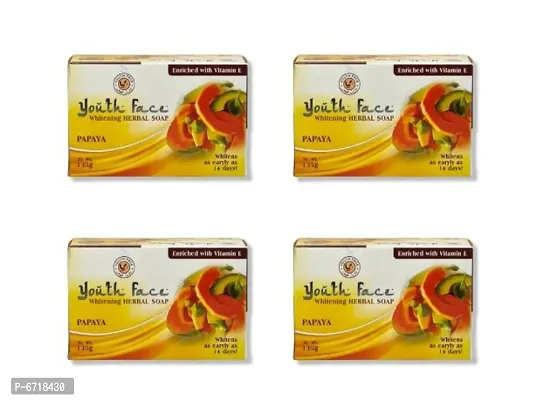 Youth Face Whitening Herbal Soap 135g (Pack Of 4)