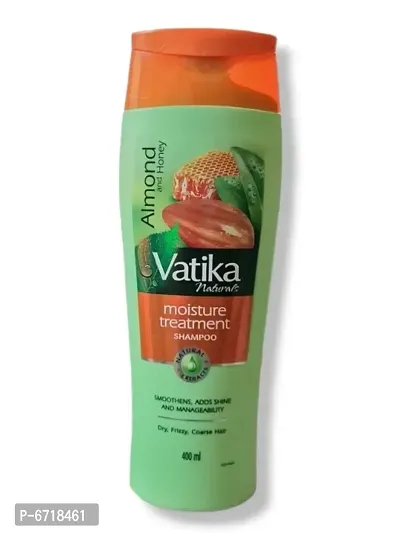 Vatika naturals moisture treatment shampoo with almond and honey 400ml-thumb0