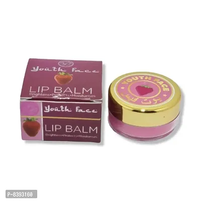 Youth Face Strawberry Lip Balm Brightens protects and moisturises 10g