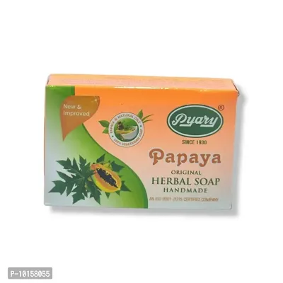 Pyary Papaya Herbal Soap 75g-thumb0