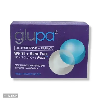 Glupa Skin Solution Plus Face And Body Whitening Bar 100g-thumb0