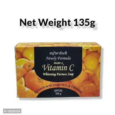 Mistline Whitening Faimess Soap with Vitamin C SPF30 135g