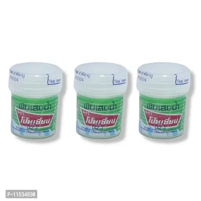 Poy Sian Pim-saen Balm Oil Aroma Refresh Inhalant Gel 8ml (Pack of 3)