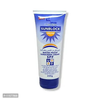 Soft touch Waterproof sunscreen cream SPF40 200g-thumb0