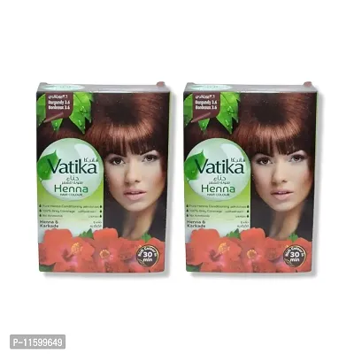 Vatika Henna Hair Colours - Burgundy 3.6 (Pack of 2)-thumb0