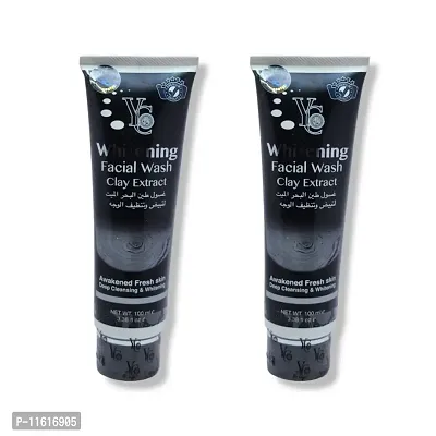 Yc Whitening Facial Wash Clay Extract Face wash 100ml (Pack of 2)