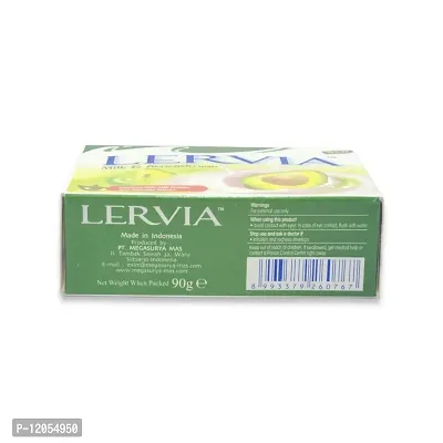 Lervia Milk and Avocado Soap 90g (Pack of 2)-thumb2