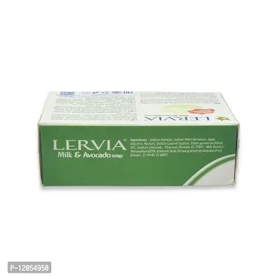 Lervia Milk and Avocado Soap 90g (Pack of 2)-thumb3