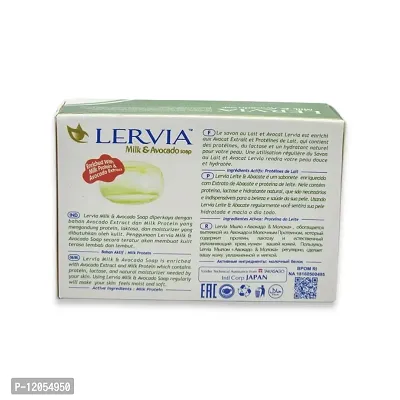 Lervia Milk and Avocado Soap 90g (Pack of 2)-thumb4